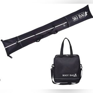 NWT Ski Bag and Ski Boot Bag Combo Up to 200 cm and Boots Up to Size 13